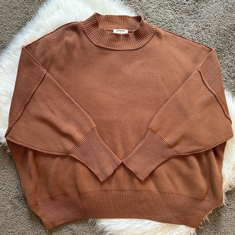 Women’s Oversized Boutique Sweater: Size L